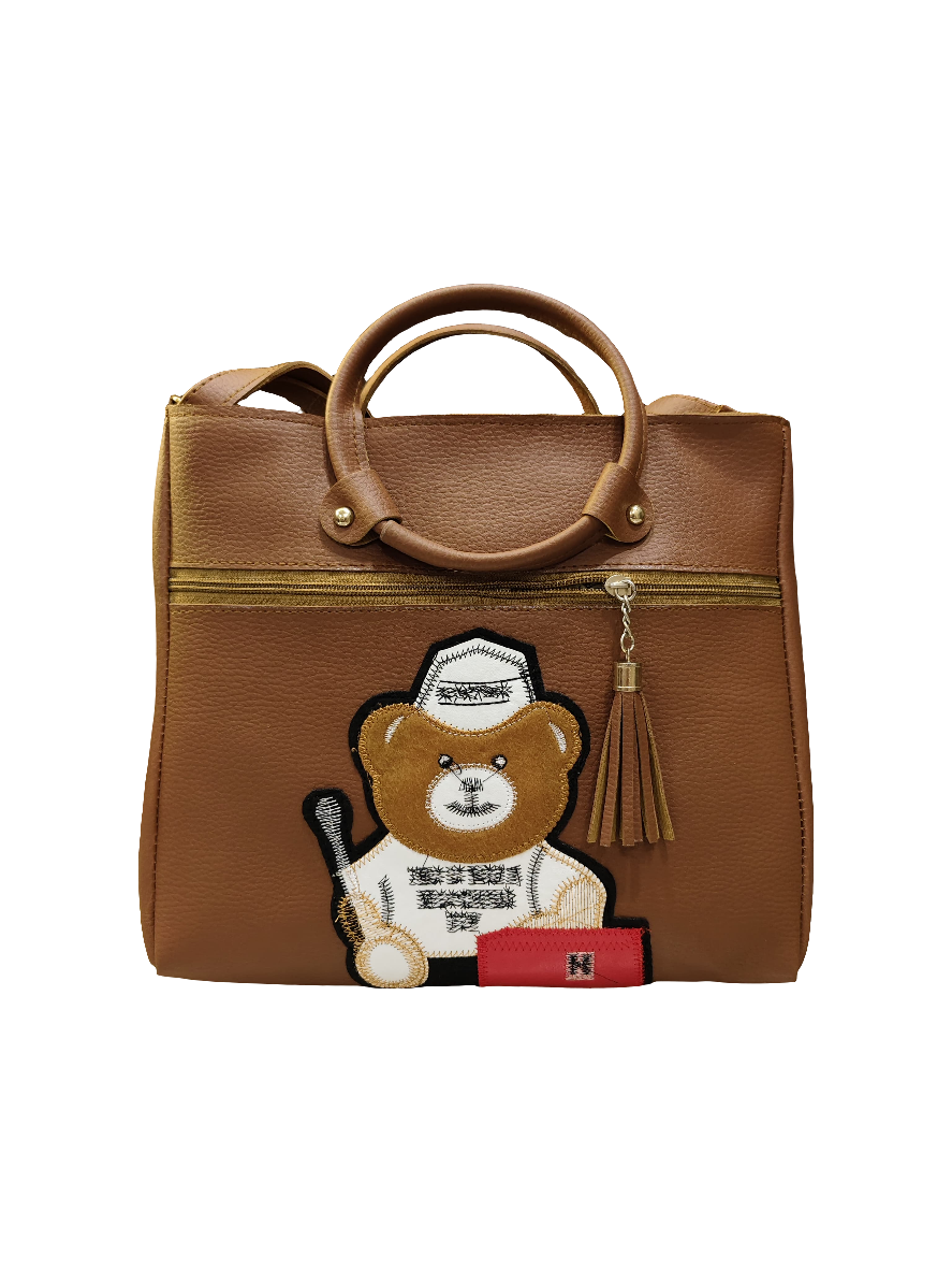 Teddy Chic Tote Bag – Pastel Green PS|0012