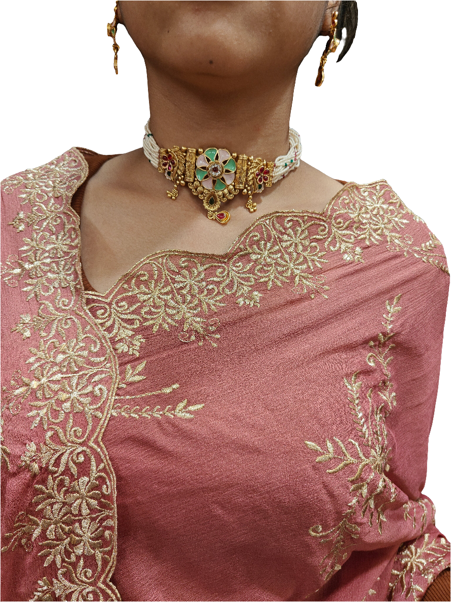 π Heirloom Harmony β Premium Antique Choker Set |PS0003