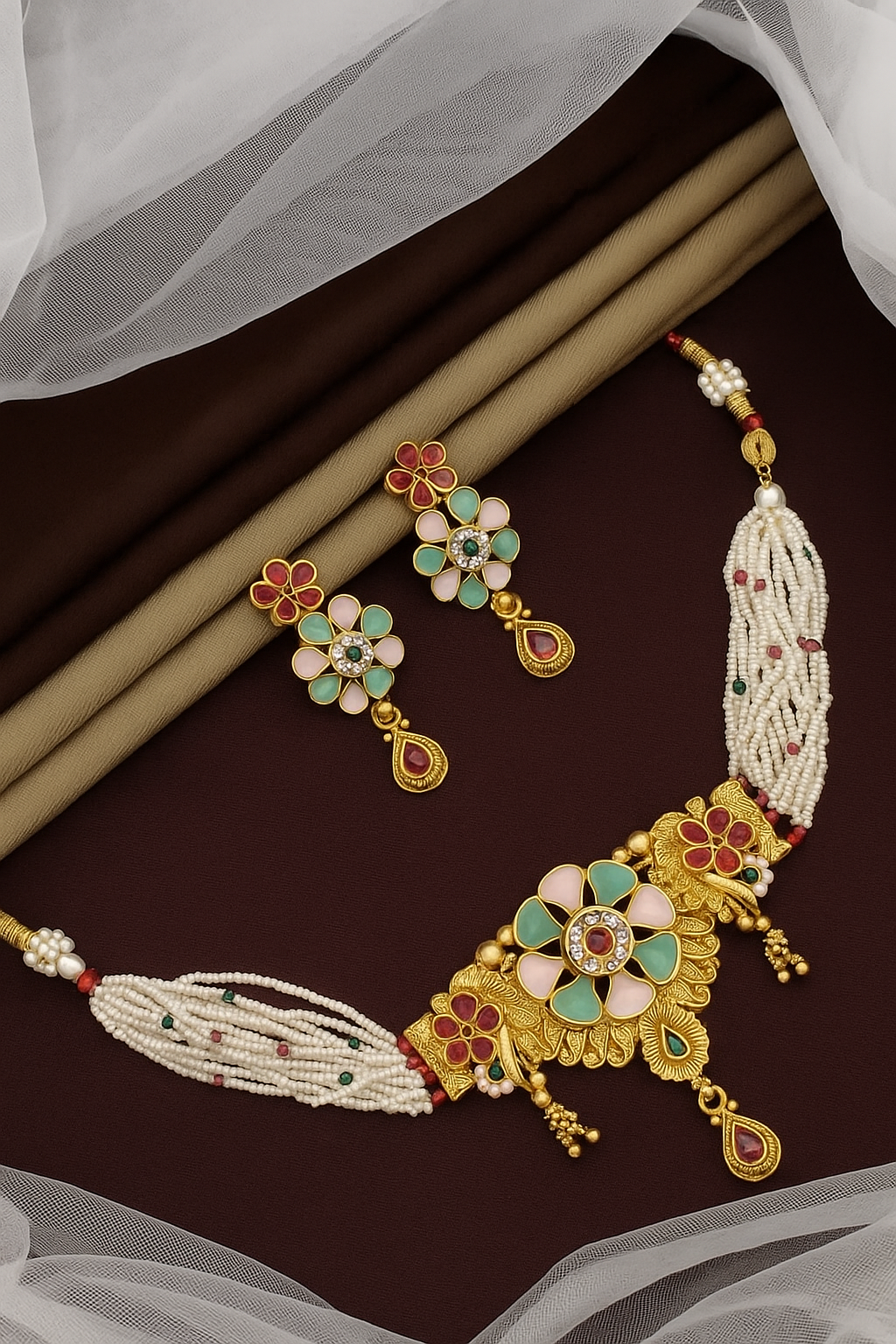 👑 Heirloom Harmony – Premium Antique Choker Set |PS0003