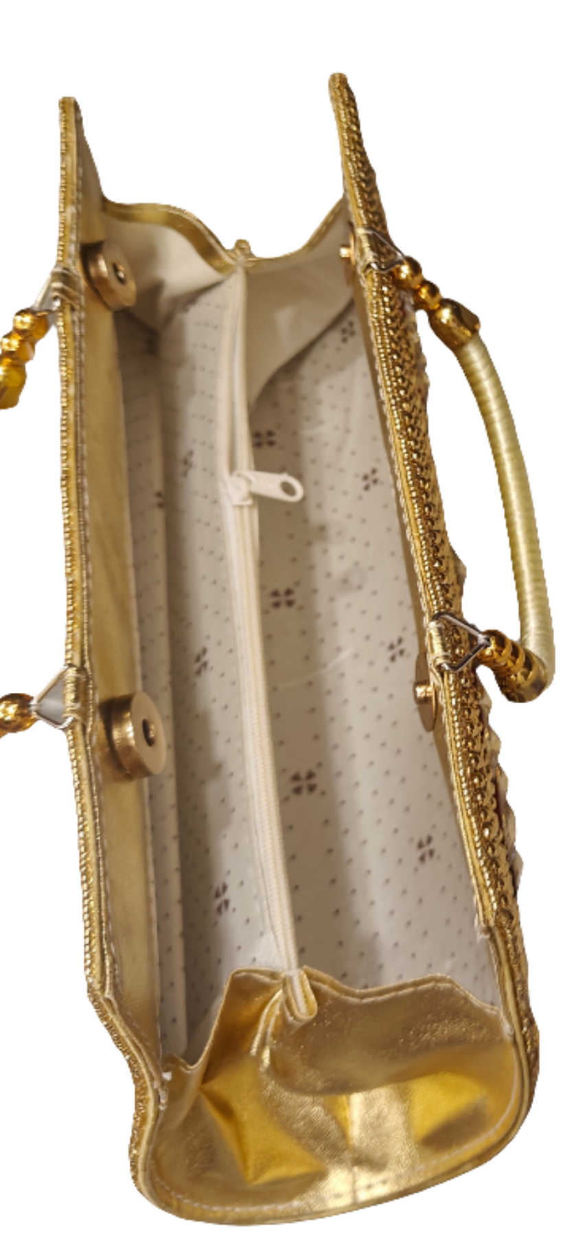 ✨ Royal Red & Gold Embellished Potli Clutch | PS0008