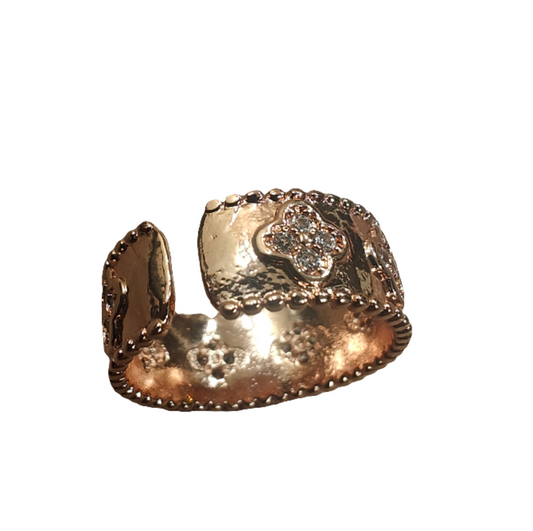 Luxury Adjustable Rose Gold Ring