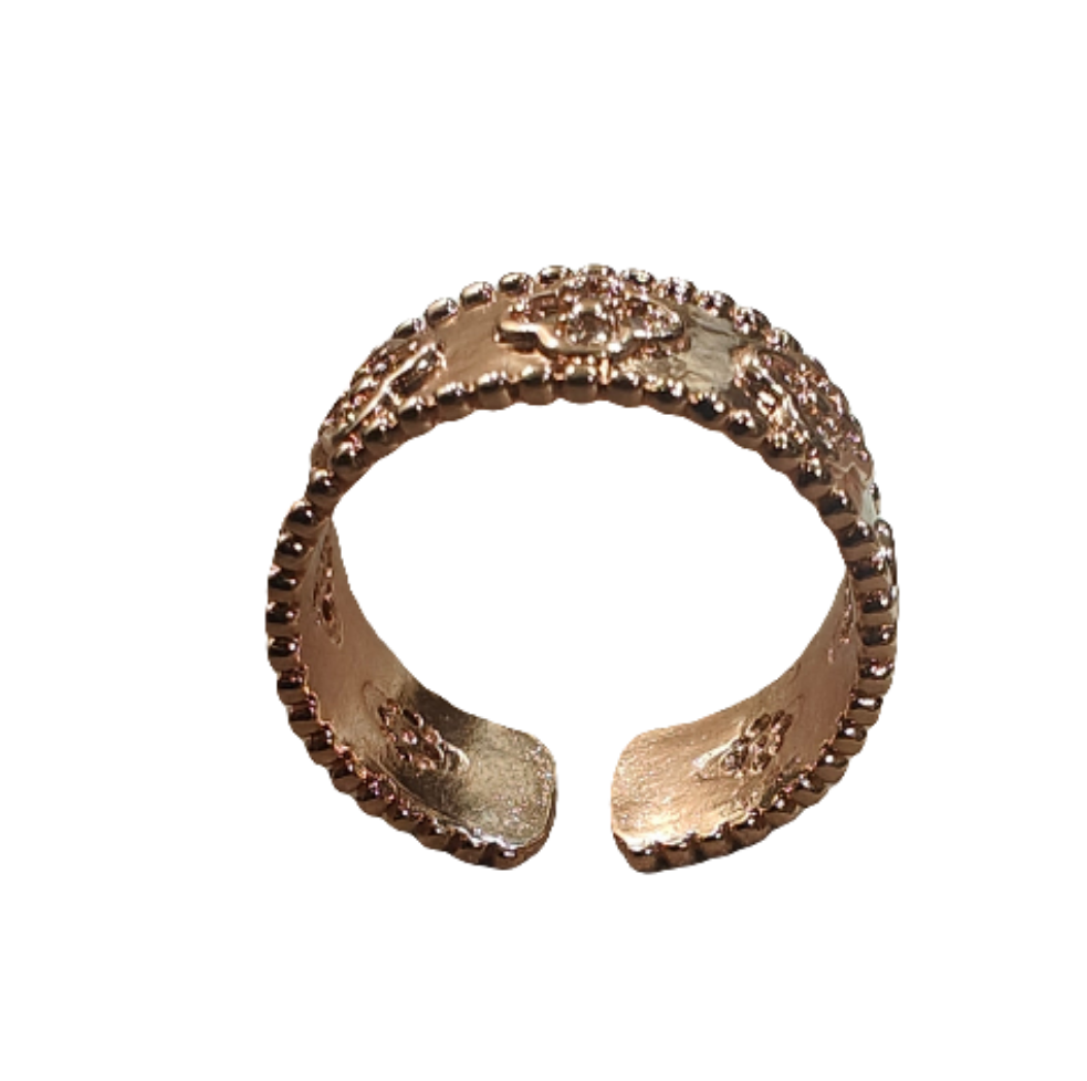 Luxury Adjustable Rose Gold Ring