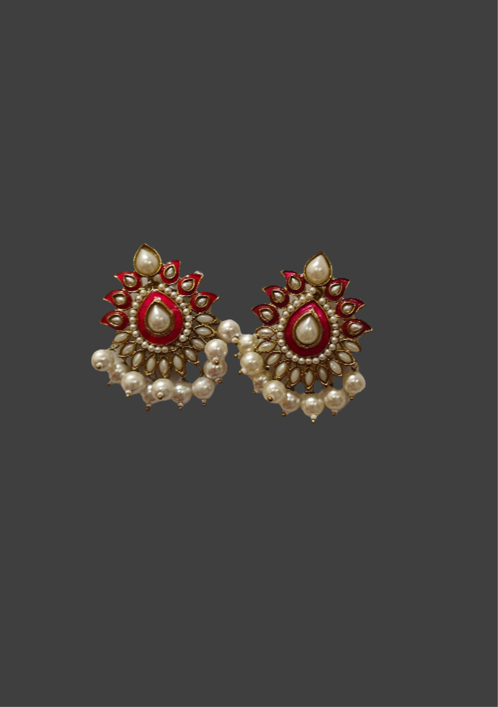 Royal Radiance Kundan Pearl Earrings PS|0010