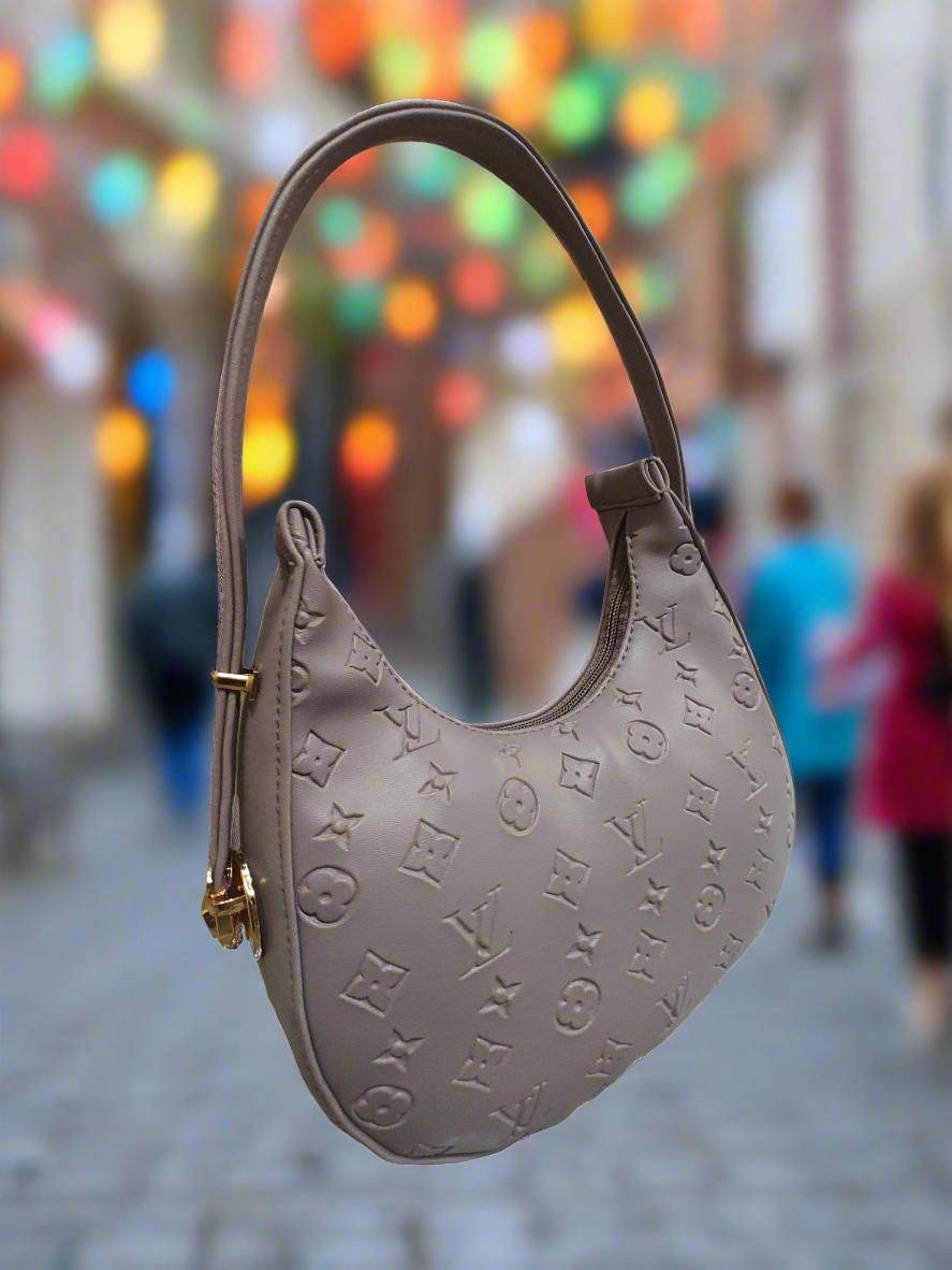 Mauve Monogram Shoulder Bag PS|0013