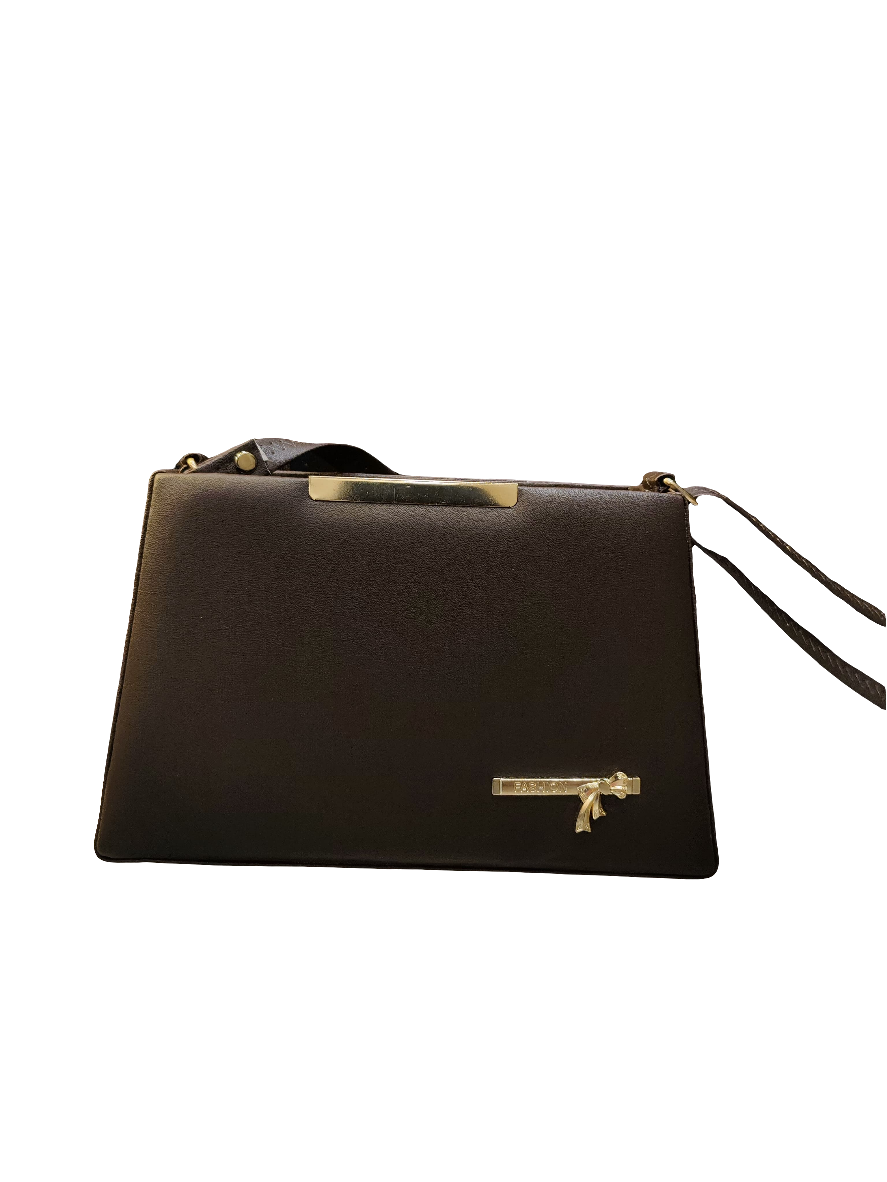 Premium Black/Pink/Chocolate Luxe Clutch | PS0011