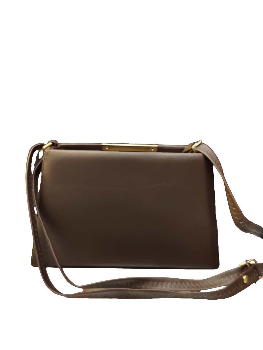 Premium Black/Pink/Chocolate Luxe Clutch | PS0011