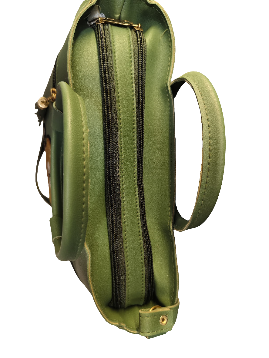 Teddy Chic Tote Bag – Pastel Green PS|0012